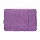 POFOKO C210 13.3 inch Denim Business Laptop Liner Bag(Purple) - 1