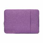 POFOKO C210 15-16 inch Denim Business Laptop Liner Bag(Purple) - 1