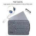 WIWU 12 inch Large Capacity Waterproof Sleeve Protective Case for Laptop (Black) - 7