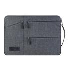 WIWU 12 inch Large Capacity Waterproof Sleeve Protective Case for Laptop (Grey) - 1