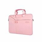 WIWU 15.4 inch Waterproof Handbag Protective Case for Laptop (Pink) - 1