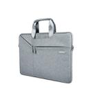 WIWU 15.4 inch Waterproof Handbag Protective Case for Laptop (Light Grey) - 1