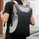 WIWU 15.6 inch Large Capacity Fashion Leisure Fingerprint Lock Backpack Travel Computer Bag V2 (Black) - 10