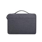 ND04 Oxford Cloth Waterproof Laptop Handbag for 13.3 inch Laptops, with Trunk Trolley Strap(Dark Gray) - 1