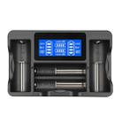 YS-4 Universal 18650 26650 Smart LCD Four Battery Charger with Micro USB Output for 18490/18350/17670/17500/16340 RCR123/14500/10440/A/AA/AAA - 2