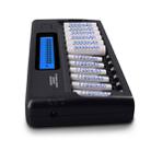 100-240V 12 Slot Battery Charger for AA / AAA / NI-MH / NI-CD Battery, with LCD Display, US Plug - 4