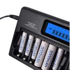 100-240V 12 Slot Battery Charger for AA / AAA / NI-MH / NI-CD Battery, with LCD Display, US Plug - 5