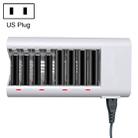 100-240V 8 Slot Battery Charger for AA & AAA Battery, US Plug - 1