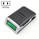 AC 100-240V 4 Slot Battery Charger for AA & AAA Battery, with LCD Display, US Plug - 1