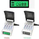 AC 100-240V 4 Slot Battery Charger for AA & AAA Battery, with LCD Display, AU Plug - 4