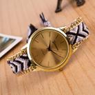 3 Pack Ms. National Wind Woven Bracelet Watch - 1