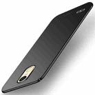 MOFI for LG K10 (2018) Frosted PC Ultra-thin Edge Fully Wrapped Protective Back Cover Case(Black) - 1