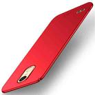 MOFI for LG K10 (2018) Frosted PC Ultra-thin Edge Fully Wrapped Protective Back Cover Case(Red) - 1