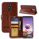 For LG Stylol 4  Crazy Horse Texture Horizontal Flip Leather PU + TPU Case with Wallet & Holder & Card Slots (Brown) - 1