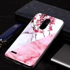 Marble Pattern Soft TPU Case For LG K10 (2018)(Plum Blossom) - 1