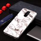 Marble Pattern Soft TPU Case For LG Q7(White) - 1
