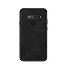 PINWUYO Shockproof Waterproof Full Coverage PC + TPU + Skin Protective Case for LG V40 ThinQ(Black) - 1