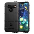 Full Coverage Shockproof TPU Case for LG V50 ThinQ (Black) - 1