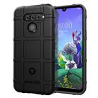 Shockproof Protector Cover Full Coverage Silicone Case for LG Q60 (Black) - 1