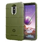 Shockproof Protector Cover Full Coverage Silicone Case for LG Q Stylo 5 (Army Green) - 1