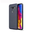 Litchi Texture TPU Shockproof Case for LG G8 ThinQ(Navy Blue) - 1