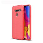 Litchi Texture TPU Shockproof Case for LG G8 ThinQ(Red) - 1