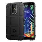 Shockproof Rugged Shield Full Coverage Protective Silicone Case for LG K40 (Black) - 1