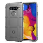 Full Coverage Shockproof TPU Case for LG V40 ThinQ (Grey) - 1