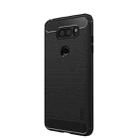 MOFI Brushed Texture Carbon Fiber Soft TPU Case for LG V30S ThinQ(Black) - 1