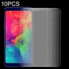 10 PCS 9H 2.5D Tempered Glass Film for LG Q7 - 1