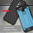 For LG G7 ThinQ Full-body Rugged TPU + PC Combination Back Cover Case (Blue) - 5