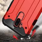 For LG G7 ThinQ Full-body Rugged TPU + PC Combination Back Cover Case (Red) - 3
