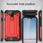 For LG G7 ThinQ Full-body Rugged TPU + PC Combination Back Cover Case (Red) - 6