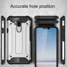 For LG G7 ThinQ Full-body Rugged TPU + PC Combination Back Cover Case (Silver) - 6