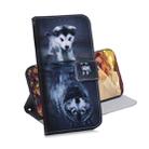 Wolf and Dog Pattern Coloured Drawing Horizontal Flip Leather Case for LG G8 ThinQ, with Holder & Card Slots & Wallet - 1