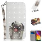 3D Colored Drawing Dog Pattern Horizontal Flip Leather Case for LG Q Stylo 5, with Holder & Card Slots & Wallet - 1