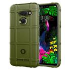 Shockproof Rugged  Shield Full Coverage Protective Silicone Case for LG G8 ThinQ (Army Green) - 1