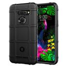 Shockproof Rugged  Shield Full Coverage Protective Silicone Case for LG G8 ThinQ (Black) - 1