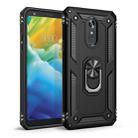 Armor Shockproof TPU + PC Protective Case for LG Stylo 5, with 360 Degree Rotation Holder (Black) - 1