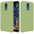 Ultra-thin Liquid Silicone Dropproof Protective Case for LG K40(Green) - 1