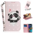 3D Painting Love Bear Pattern Coloured Drawing Horizontal Flip Leather Case for LG K50, with Holder & Card Slots & Wallet - 1