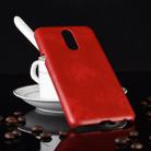 Shockproof Litchi Texture PC + PU Case for LG K40 (Red) - 1