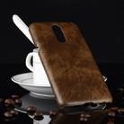 Shockproof Litchi Texture PC + PU Case for LG K40 (Brown) - 1