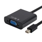 1080P Mini DisplayPort to VGA Cable Adapter (Black) - 1