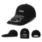 SY940 Outdoor Sunshade Sun Hat Peaked Cap with Fan(Black) - 2