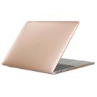 For 2016 New Macbook Pro 13.3 inch A1706 & A1708 Laptop PC + Metal Oil Surface Protective Case (Gold) - 1