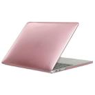 For 2016 New Macbook Pro 13.3 inch A1706 & A1708 Laptop PC + Metal Oil Surface Protective Case (Rose Gold) - 1