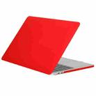 Laptop Frosted Texture PC Protective Case for 2016 New Macbook Pro 13.3 inch A2159 & A1706 & A1708(Red) - 1