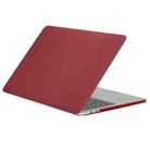 Laptop Frosted Texture PC Protective Case for 2016 New Macbook Pro 13.3 inch A2159 & A1706 & A1708(Wind Red) - 1