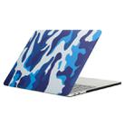 For 2016 New Macbook Pro 13.3 inch A1706 & A1708 Blue Camouflage Pattern Laptop Water Decals PC Protective Case - 1